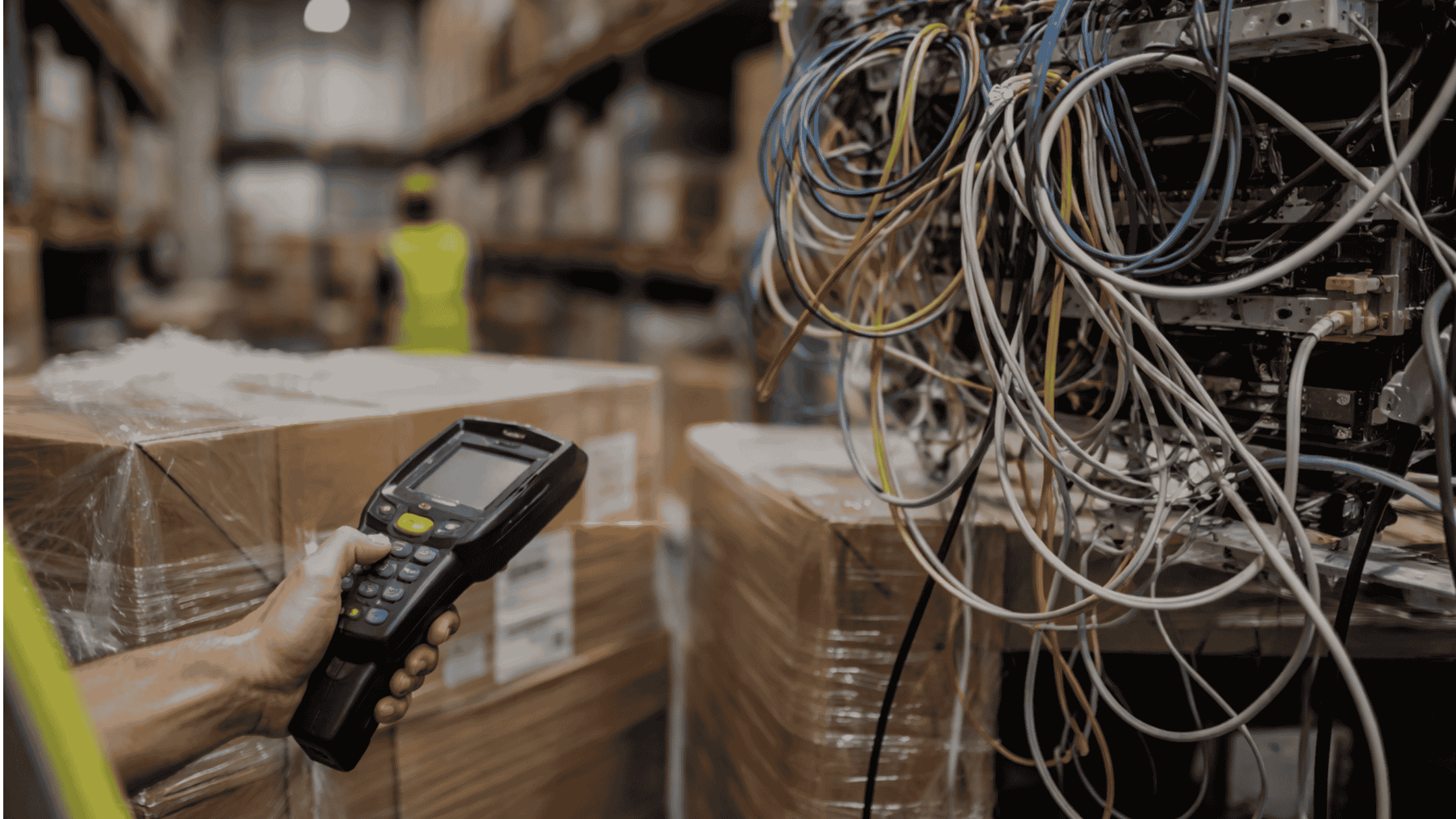 poor network cabling causing warehouse scanner connectivity issues
