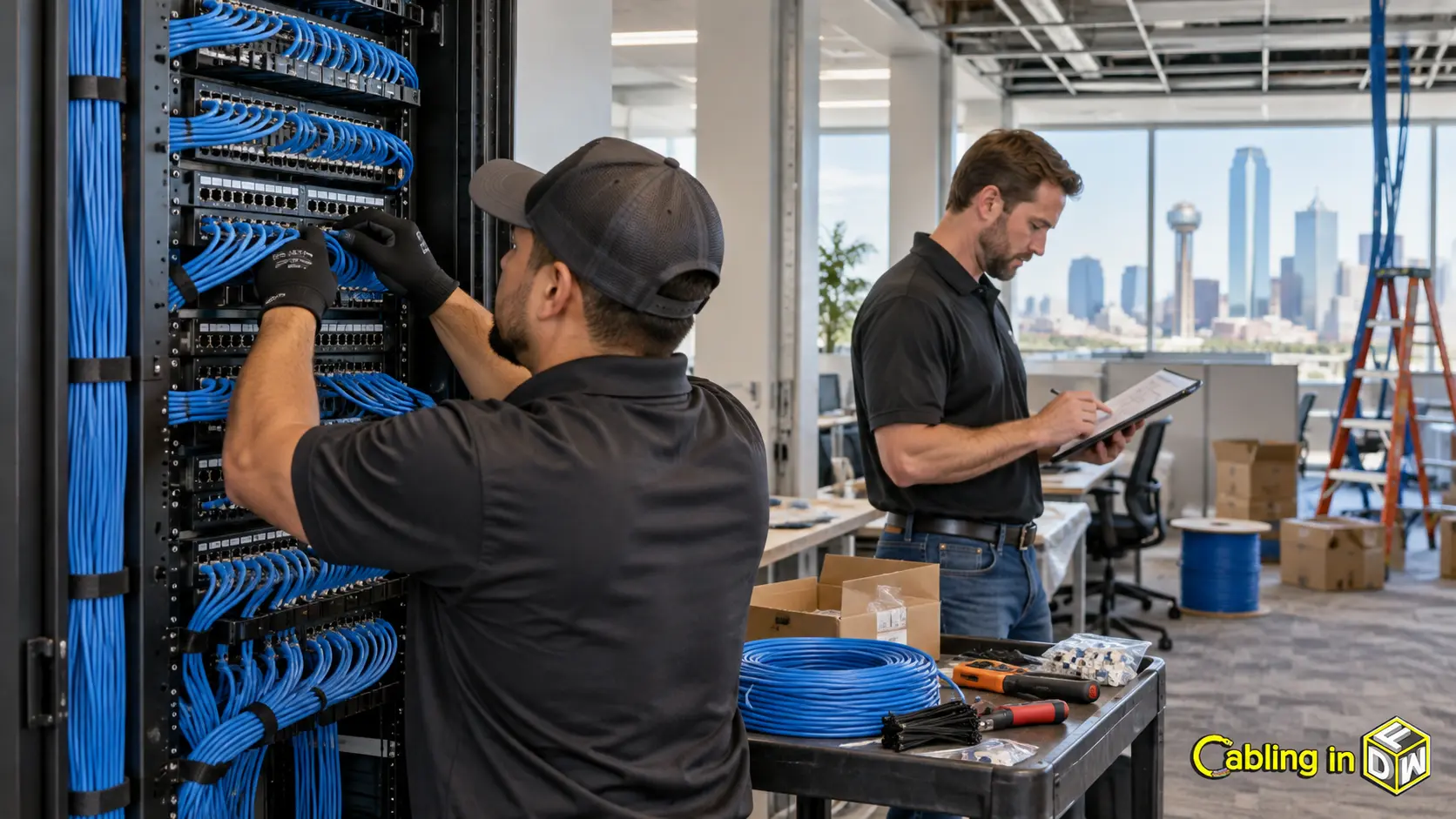 Office network cabling installation pricing in dfw metroplex