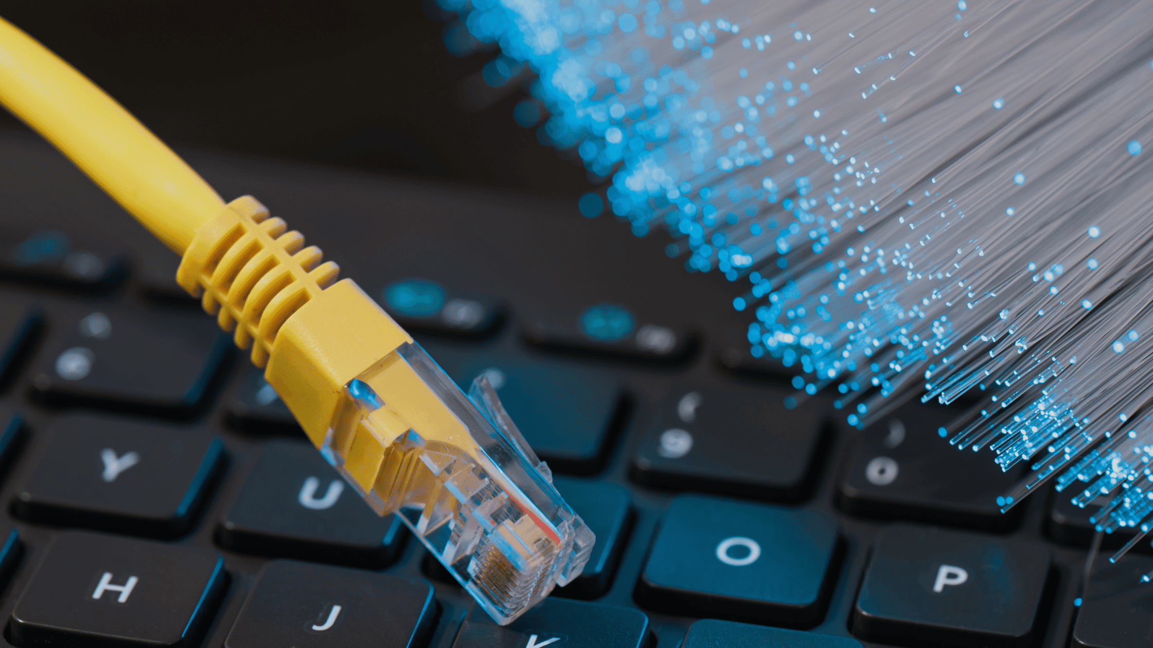 Fiber Optic And Ethernet Cabling