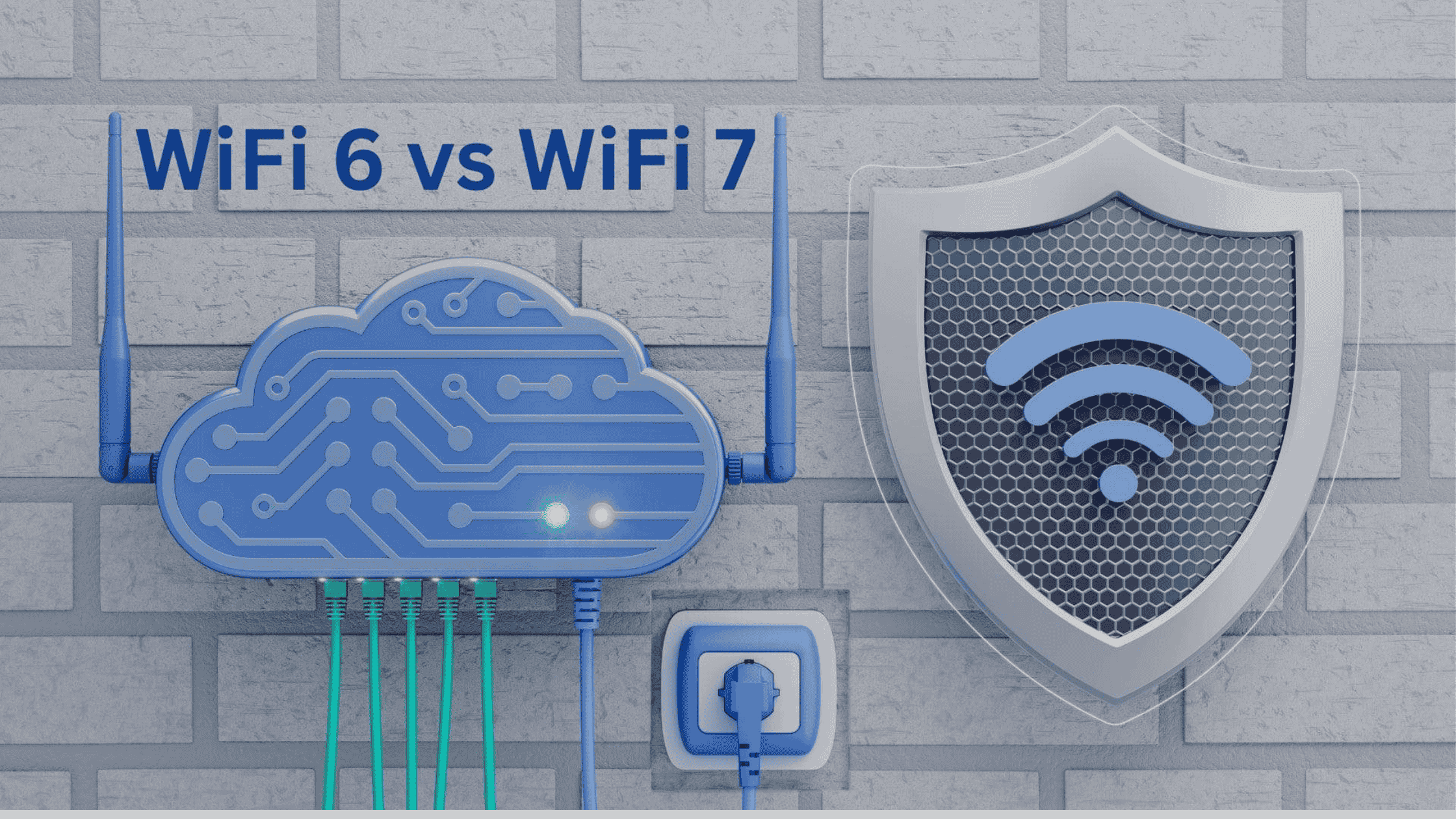 Comparison of WiFi 6 and WiFi 7 technologies for business networks