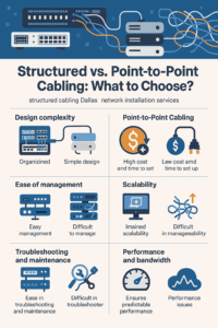 Point-to-point vs structured cabling