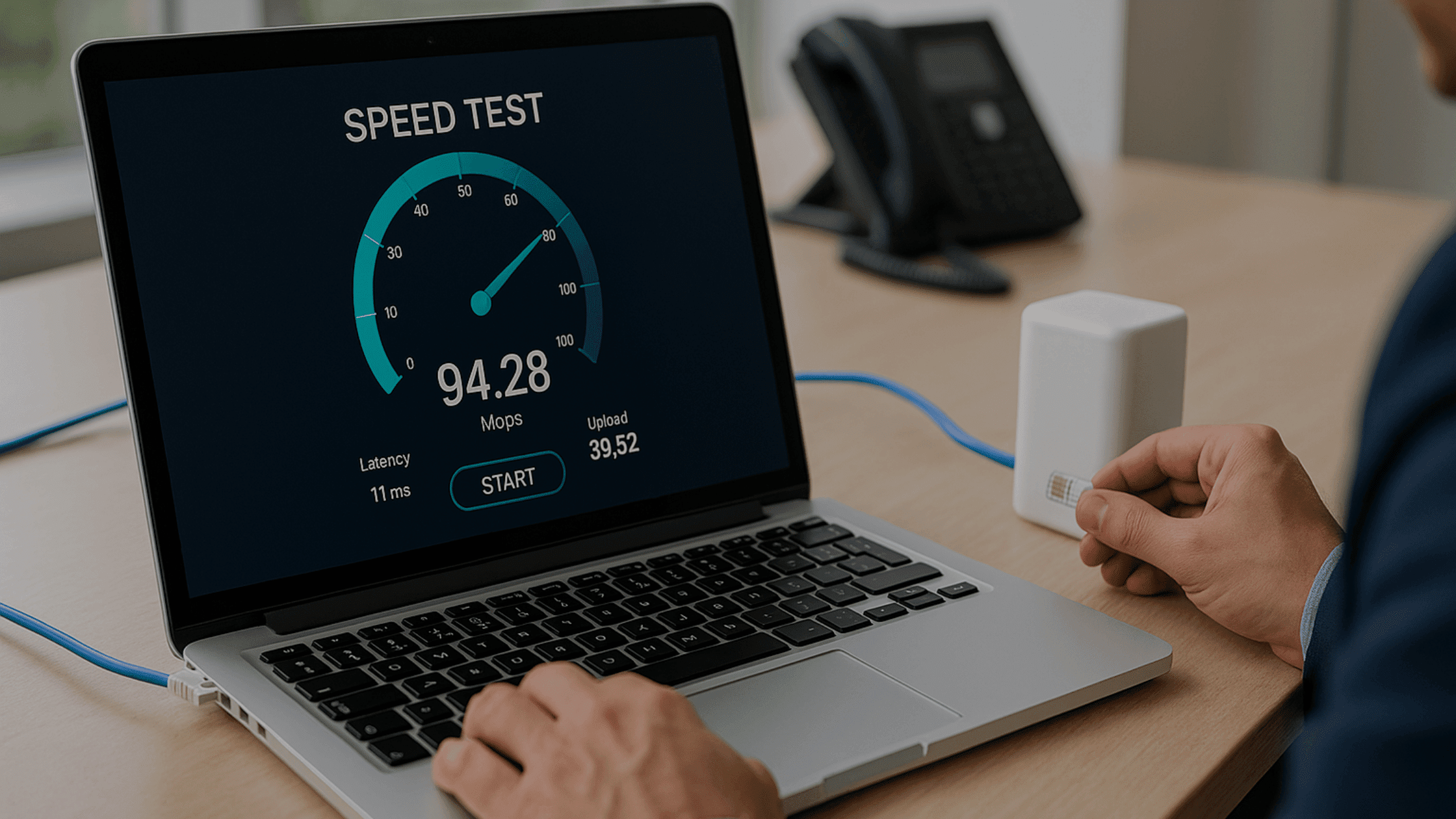 test ISP connection before network setup