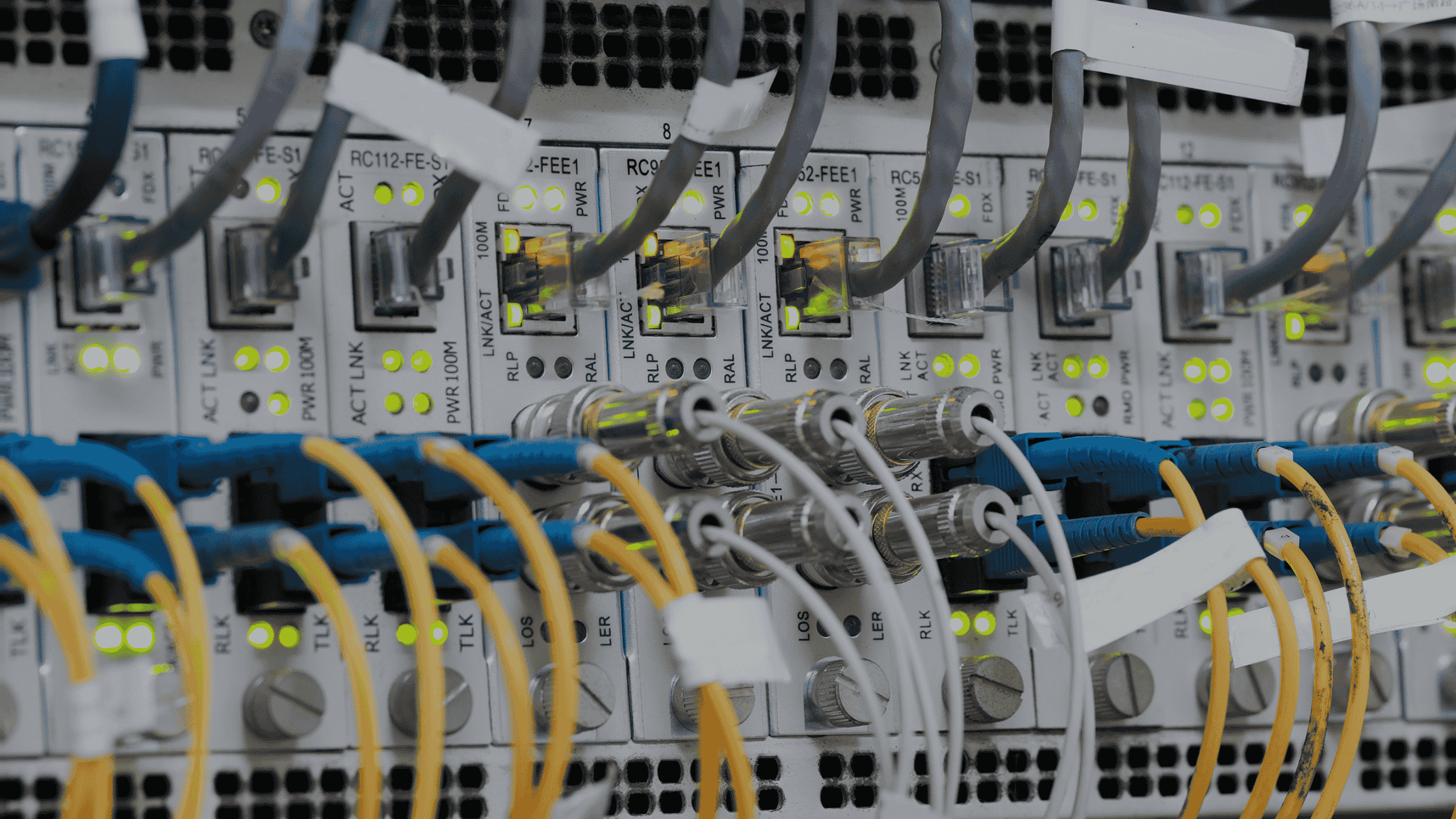 Office structured cabling installation