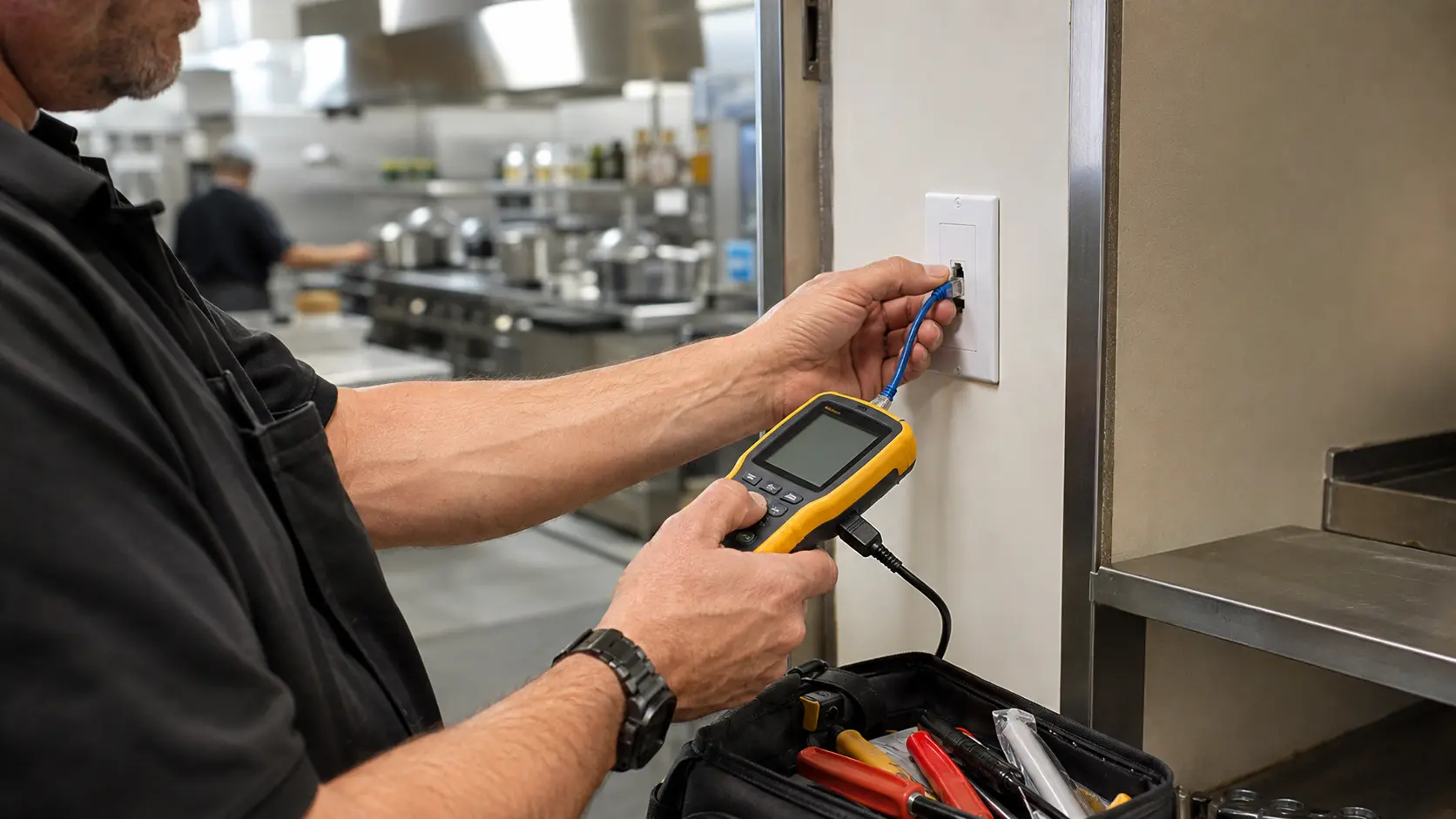 Cloud kitchens cabling project 4