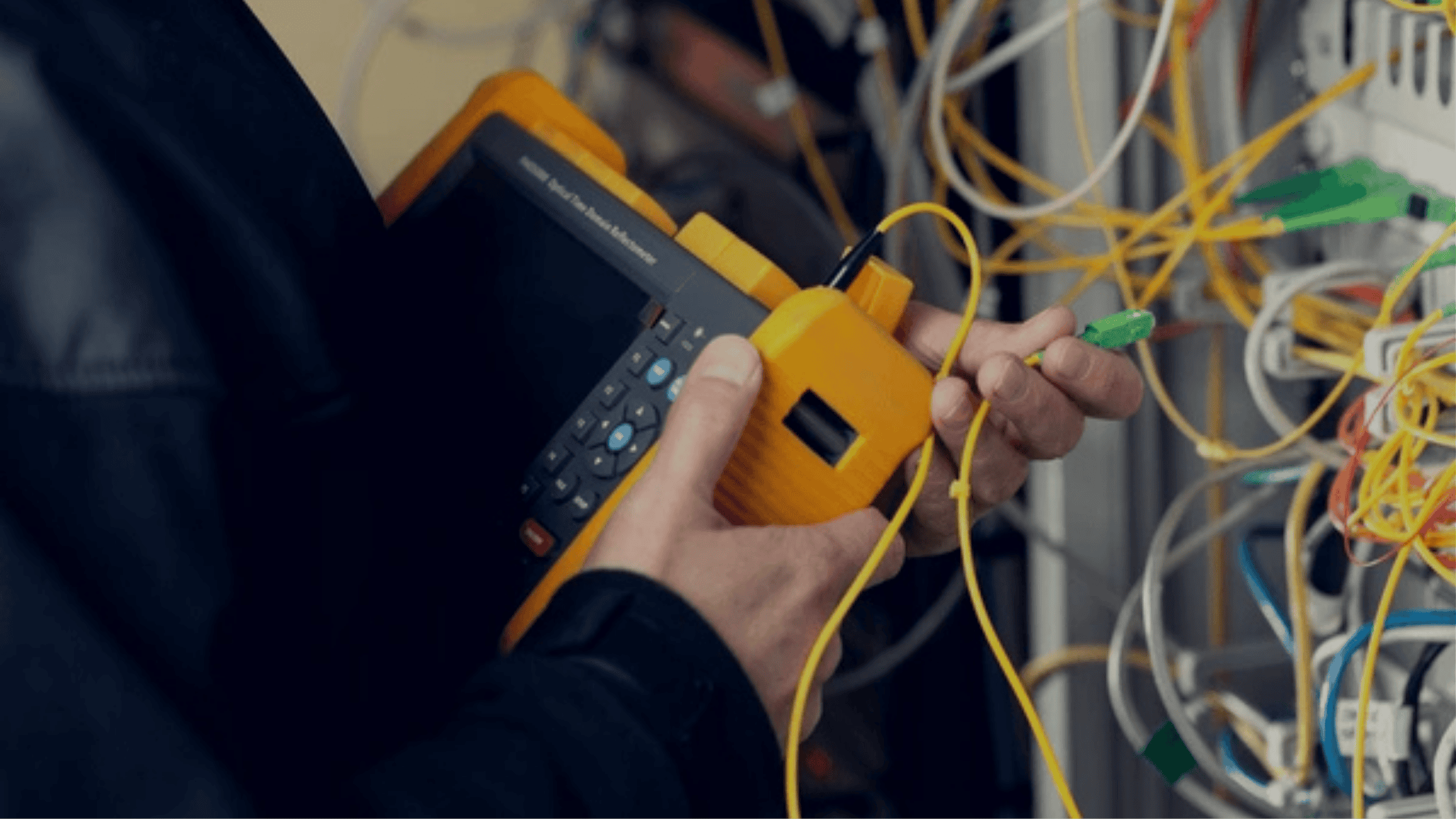 Fiber optic cable installation near Dallas Fort Worth with professional contractors.